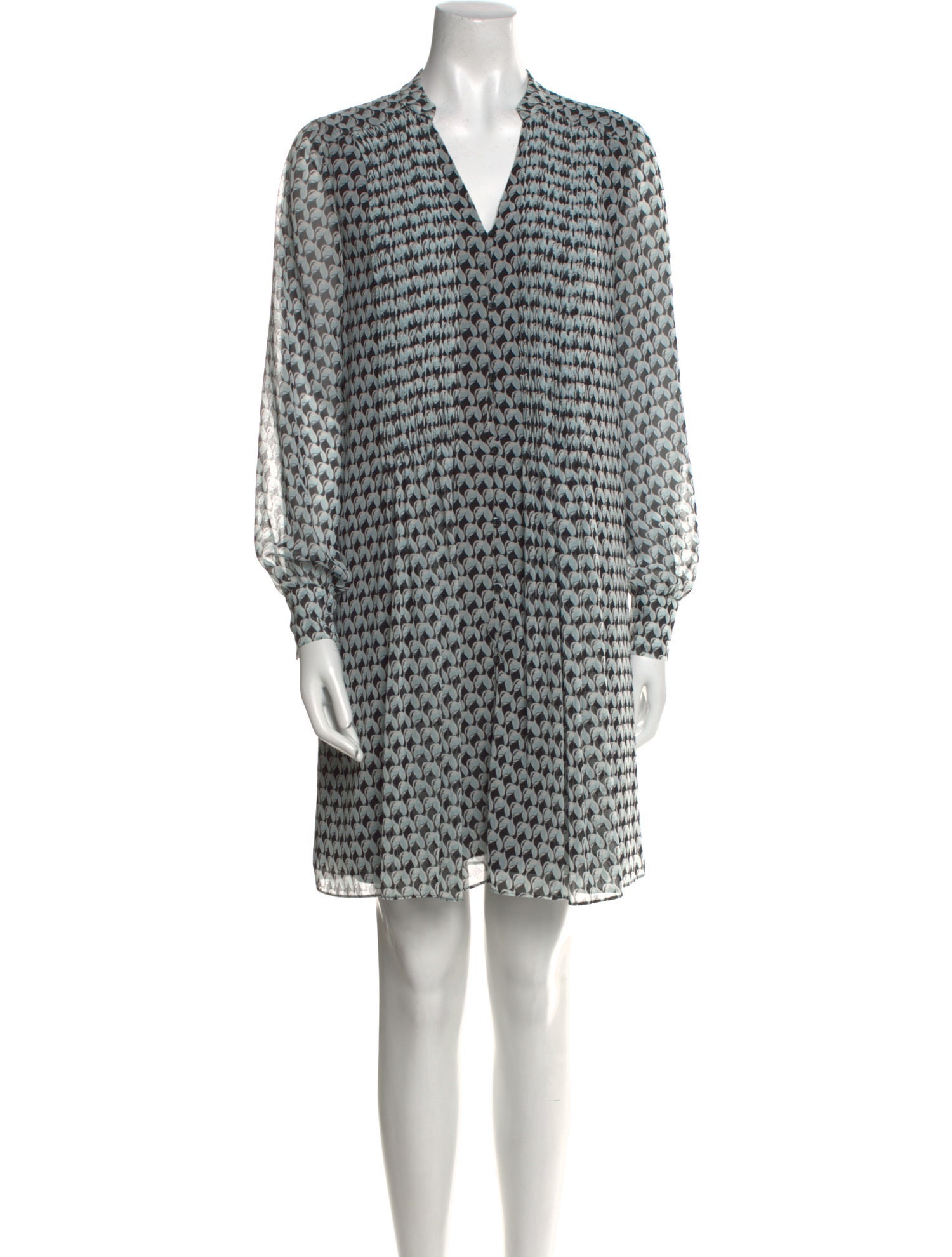 Diane von Furstenberg Printed Mini Dress