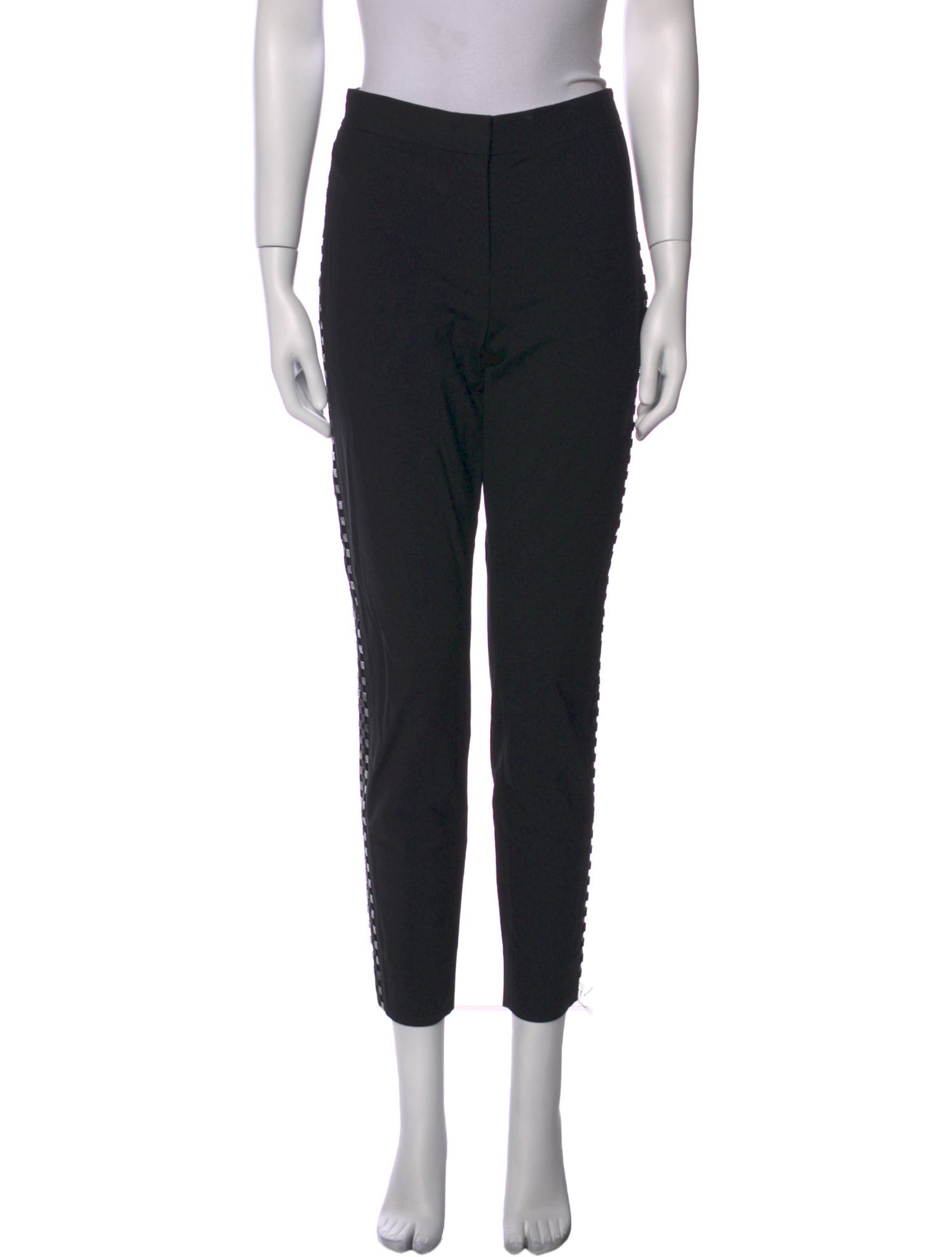 Diane von Furstenberg Wool Skinny Leg Pants