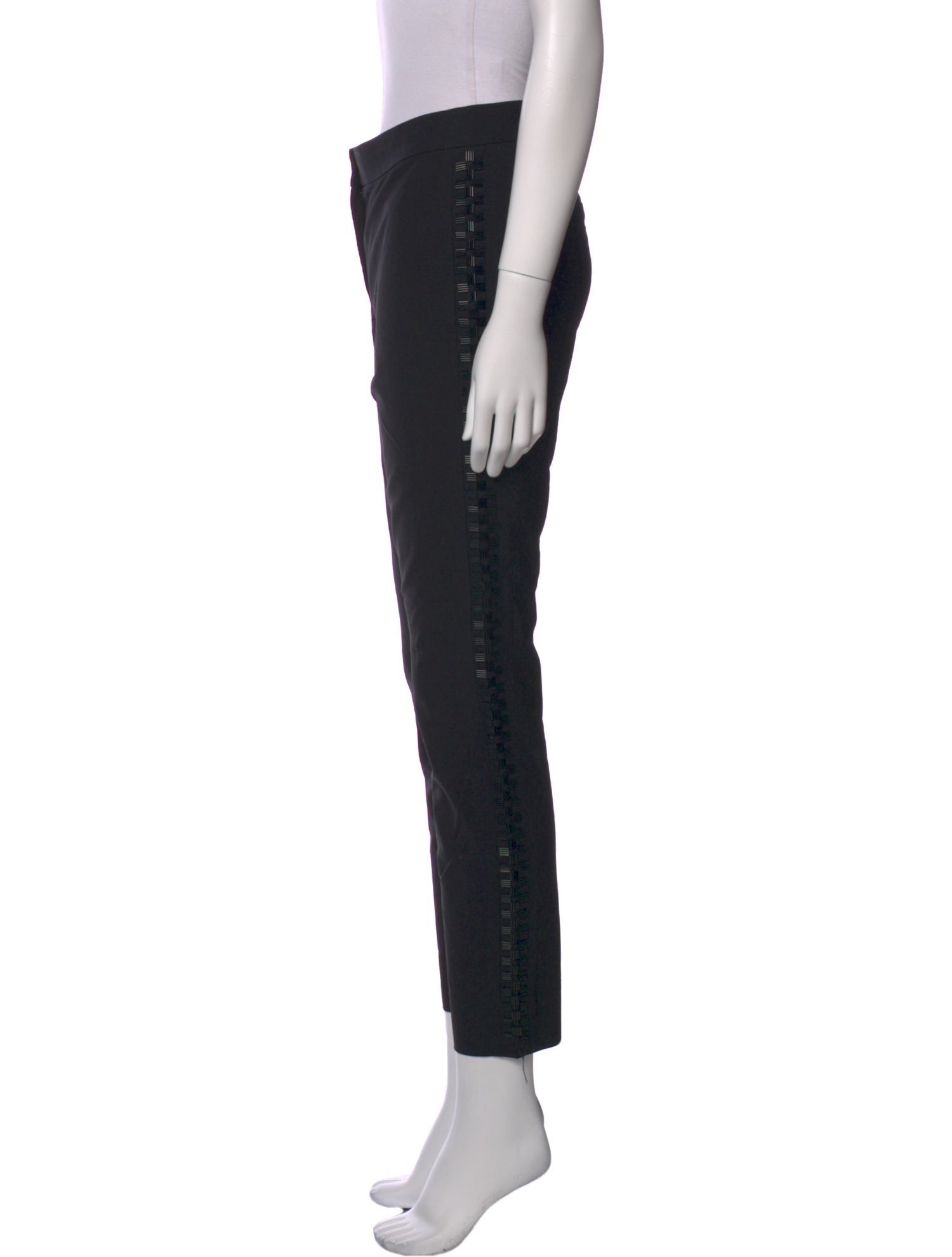 Diane von Furstenberg Wool Skinny Leg Pants