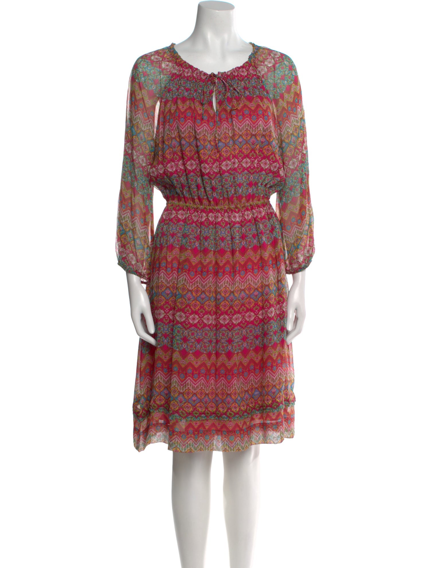 Diane von Furstenberg Silk Knee-Length Dress