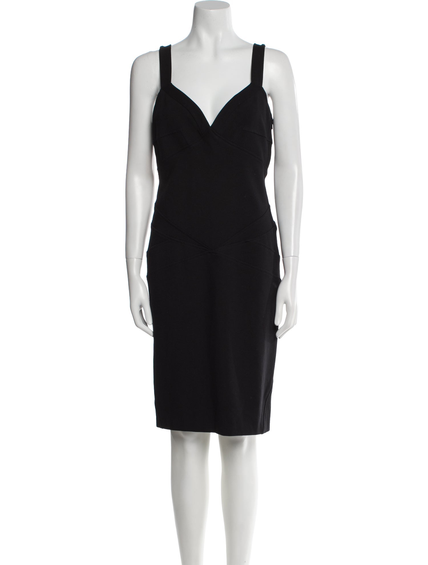 Diane von Furstenberg V-Neck Knee-Length Dress