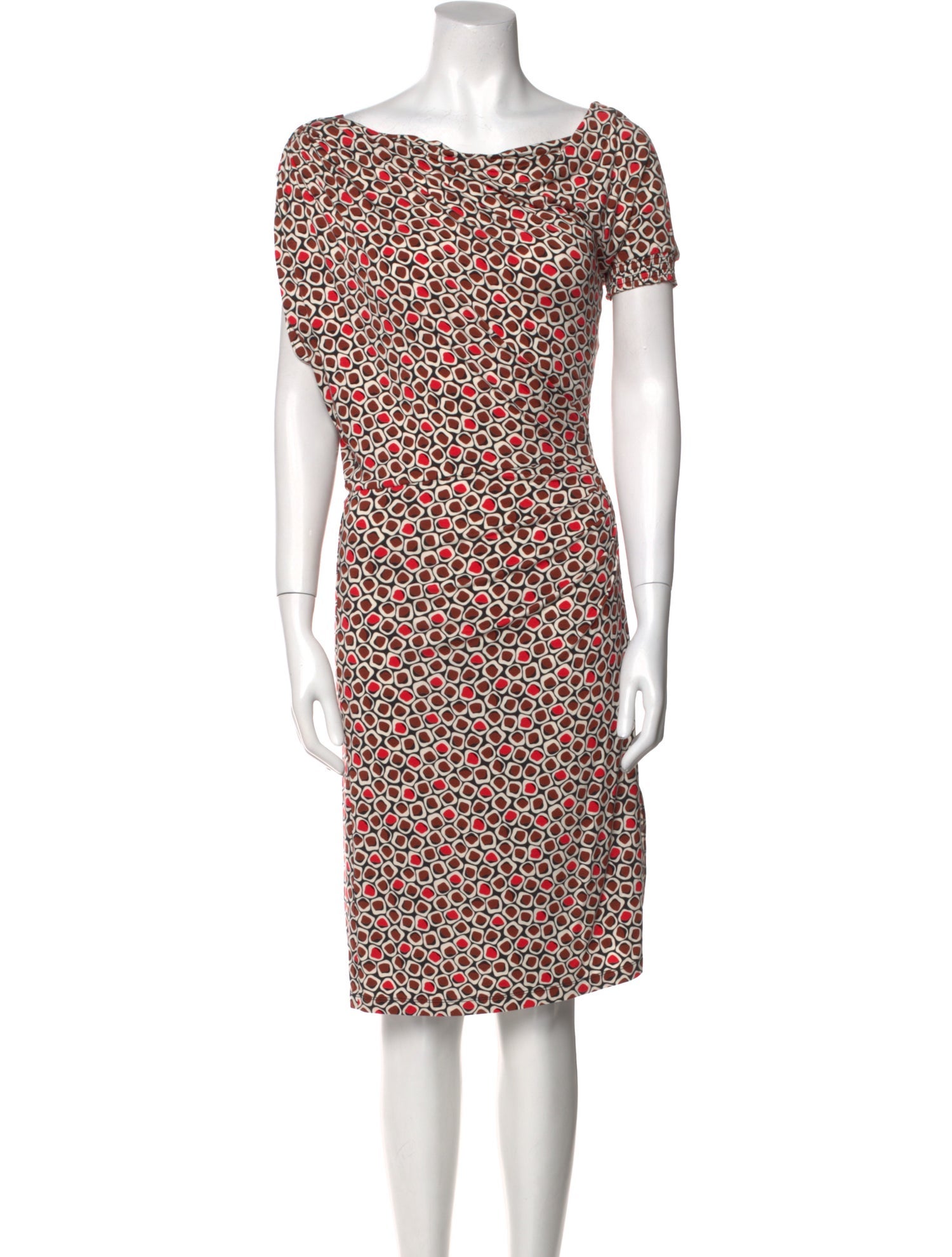 Diane von Furstenberg Printed Knee-Length Dress