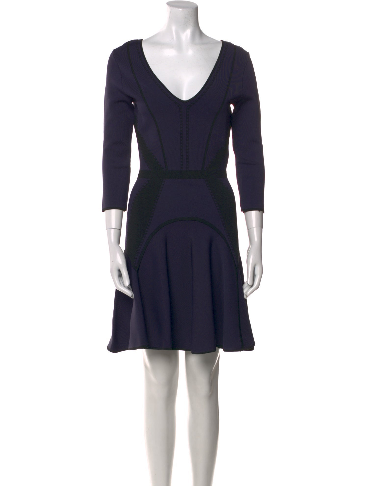 Diane von Furstenberg V-Neck Mini Dress