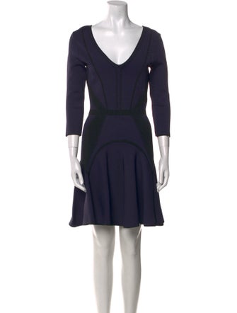 Diane von Furstenberg V-Neck Mini Dress