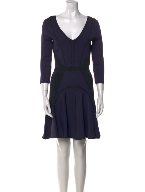 Diane von Furstenberg V-Neck Mini Dress