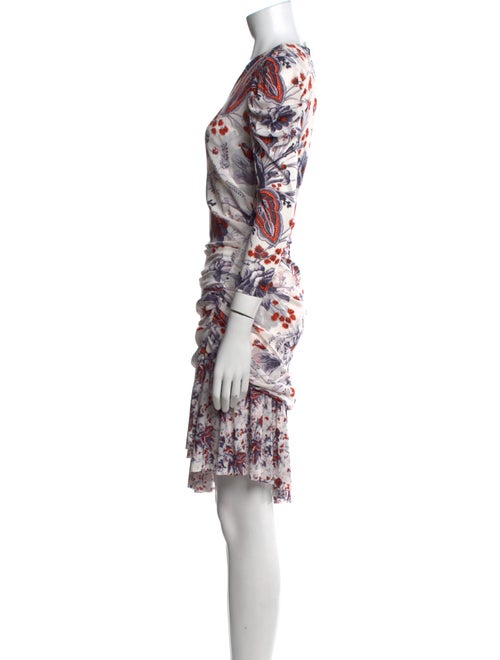 Diane von Furstenberg Floral Print Knee-Length Dress