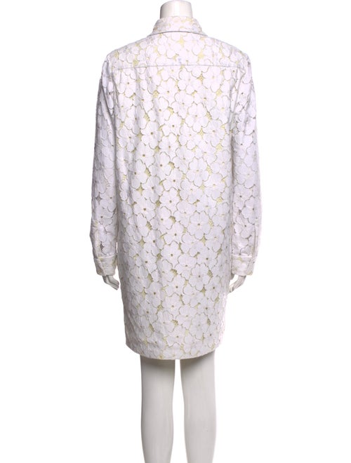 Diane von Furstenberg Lace Pattern Knee-Length Dress