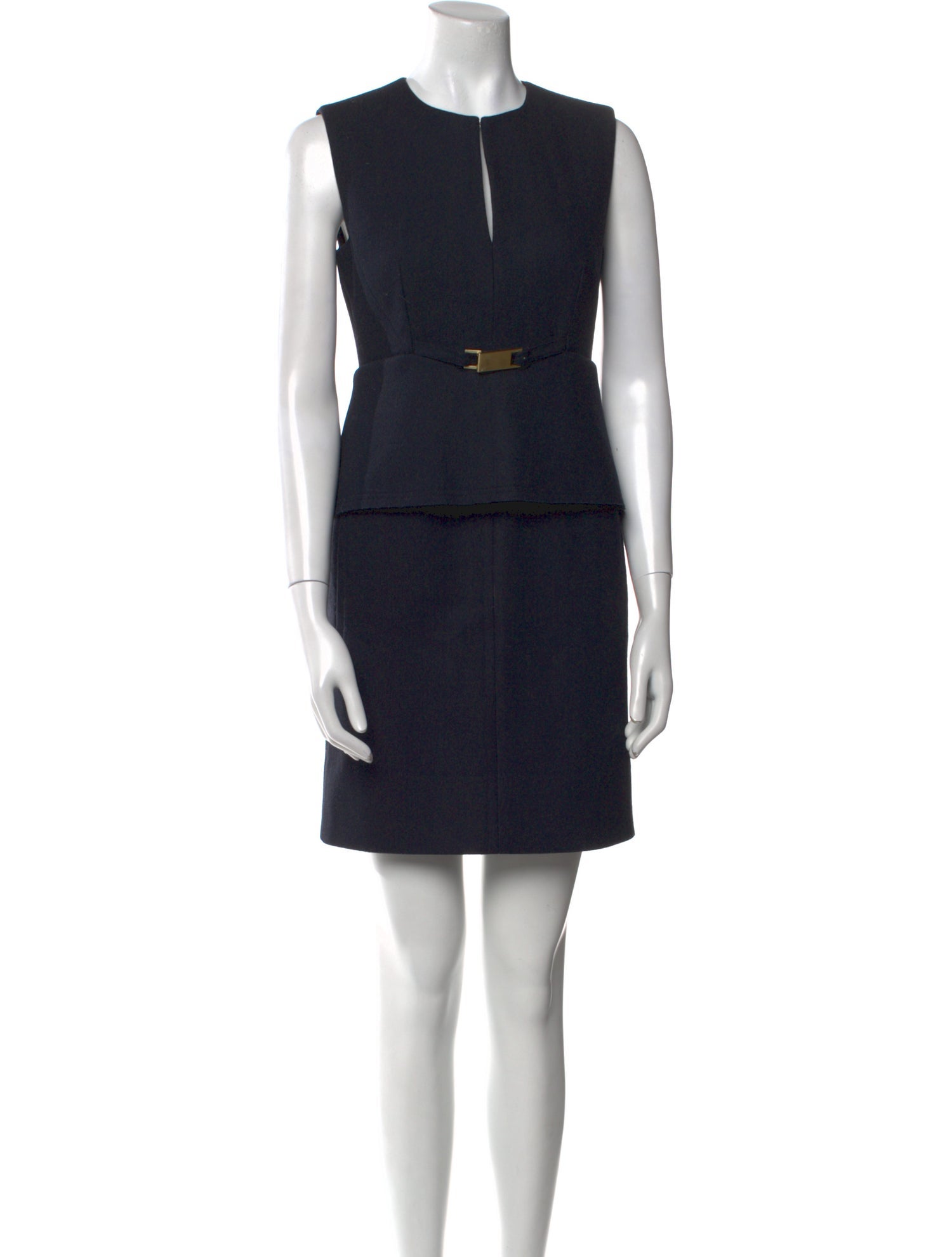 Diane von Furstenberg Crew Neck Mini Dress