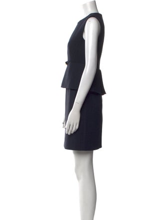 Diane von Furstenberg Crew Neck Mini Dress