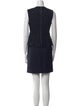 Diane von Furstenberg Crew Neck Mini Dress
