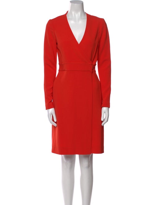 Diane von Furstenberg V-Neck Knee-Length Dress