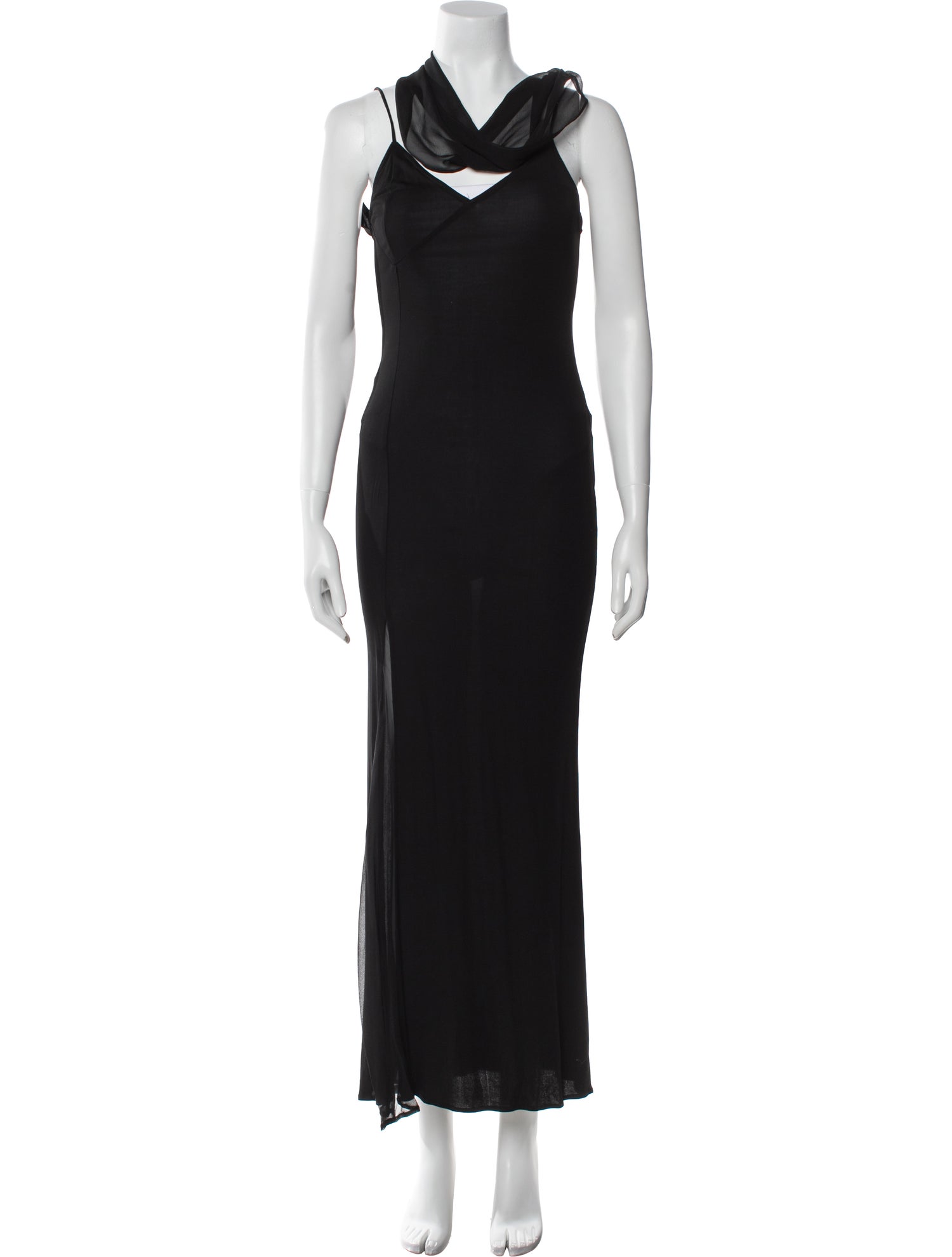 Diane von Furstenberg Cowl Neck Long Dress