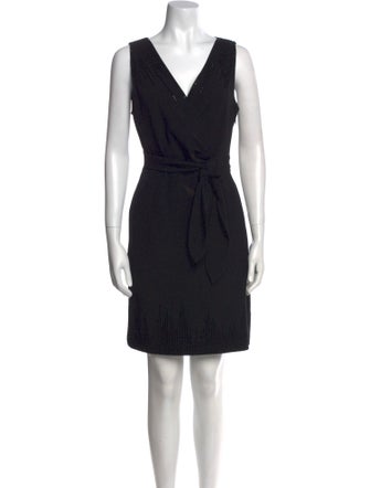 Diane von Furstenberg V-Neck Mini Dress