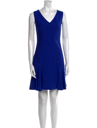 Diane von Furstenberg V-Neck Midi Length Dress