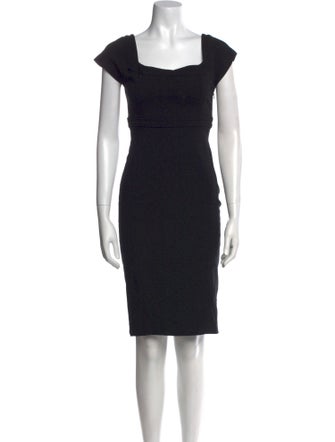 Diane von Furstenberg Square Neckline Knee-Length Dress