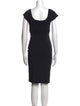 Diane von Furstenberg Square Neckline Knee-Length Dress