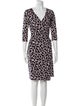 Diane von Furstenberg Printed Midi Length Dress
