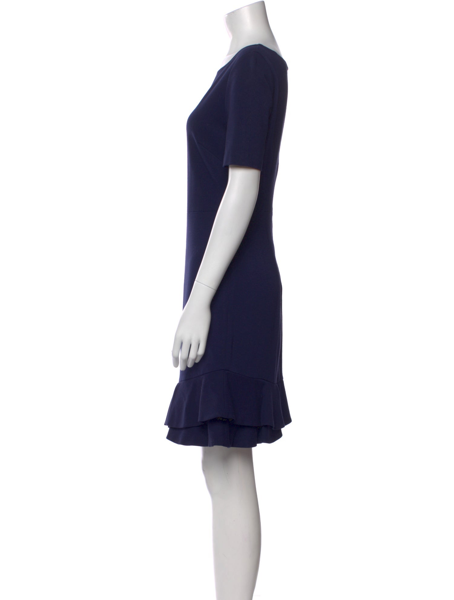 Diane von Furstenberg Bateau Neckline Mini Dress