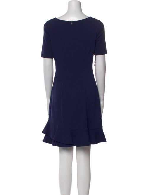 Diane von Furstenberg Bateau Neckline Mini Dress