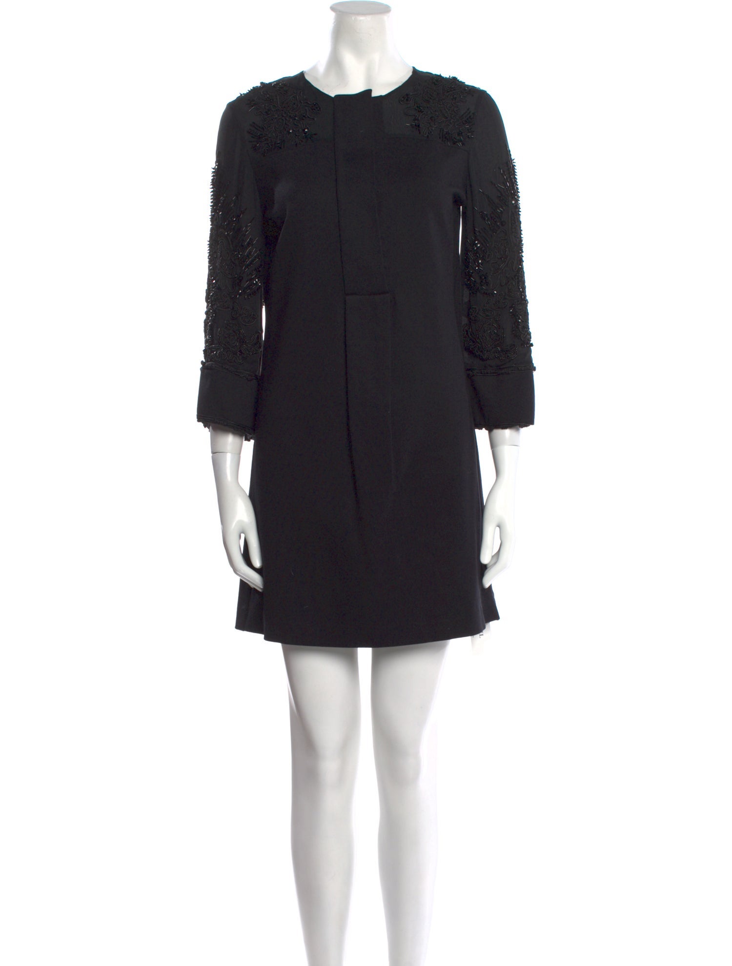 Diane von Furstenberg Crew Neck Mini Dress