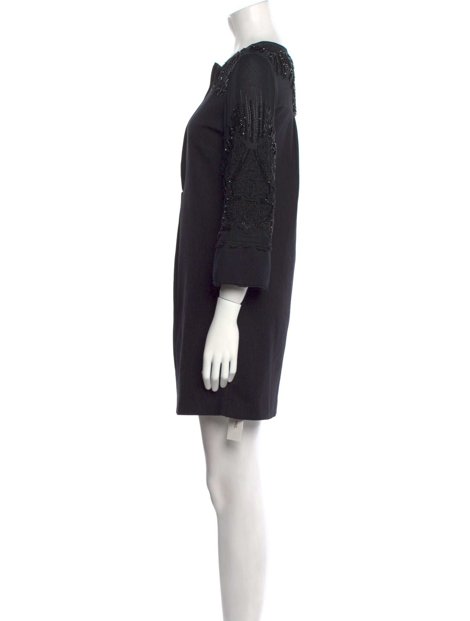 Diane von Furstenberg Crew Neck Mini Dress