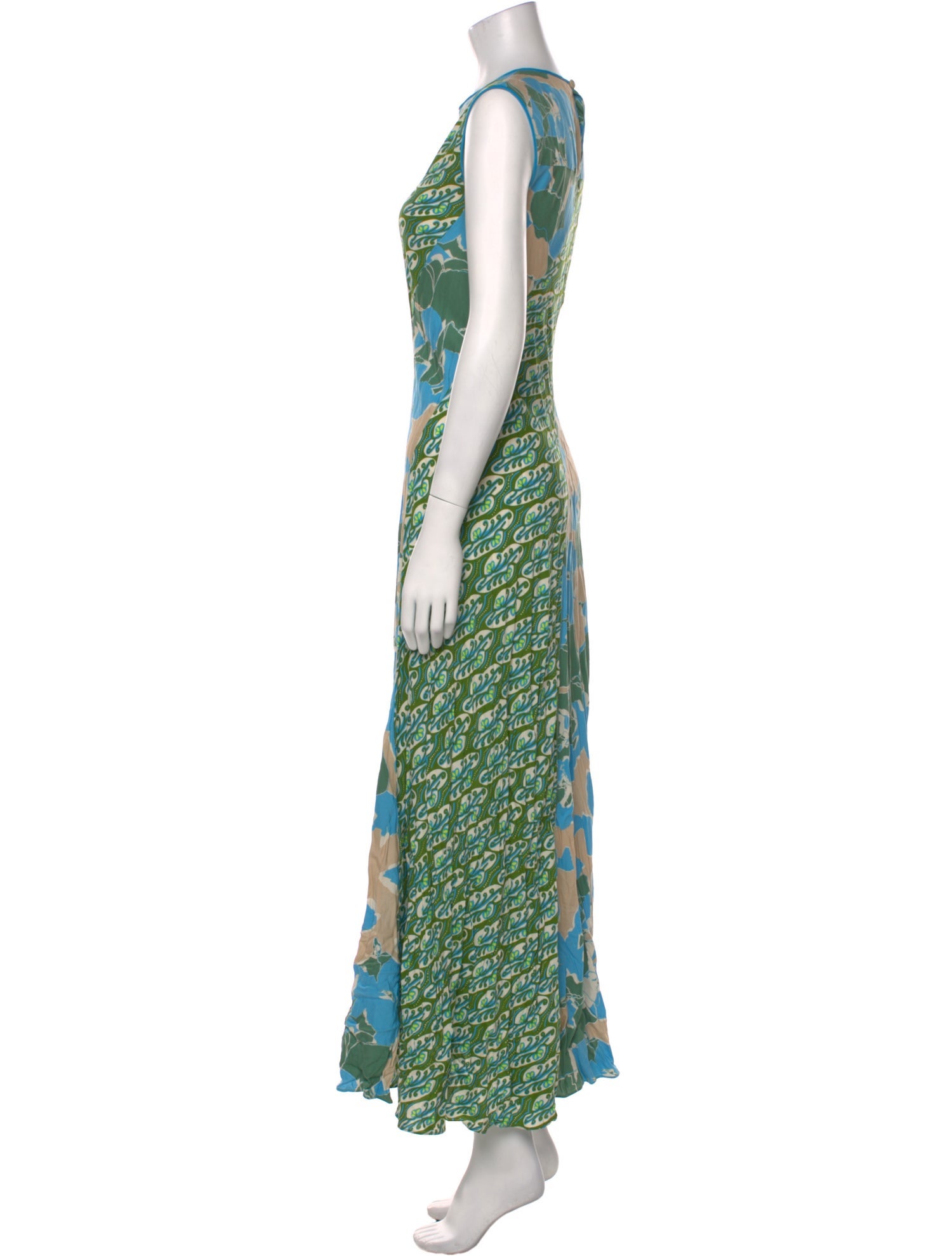 Diane von Furstenberg Printed Long Dress