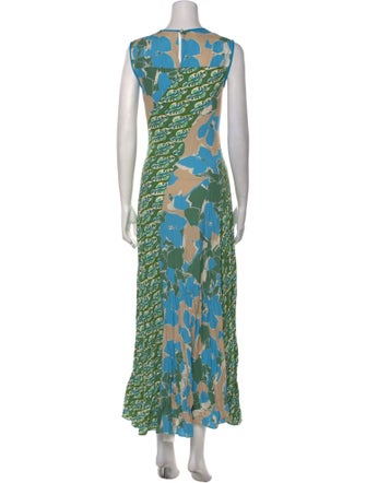 Diane von Furstenberg Printed Long Dress