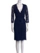 Diane von Furstenberg Lace Pattern Mini Dress