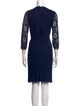 Diane von Furstenberg Lace Pattern Mini Dress