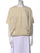 Diane von Furstenberg Silk Bateau Neckline Blouse
