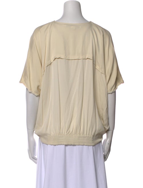 Diane von Furstenberg Silk Bateau Neckline Blouse