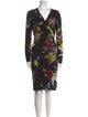 Diane von Furstenberg Silk Midi Length Dress