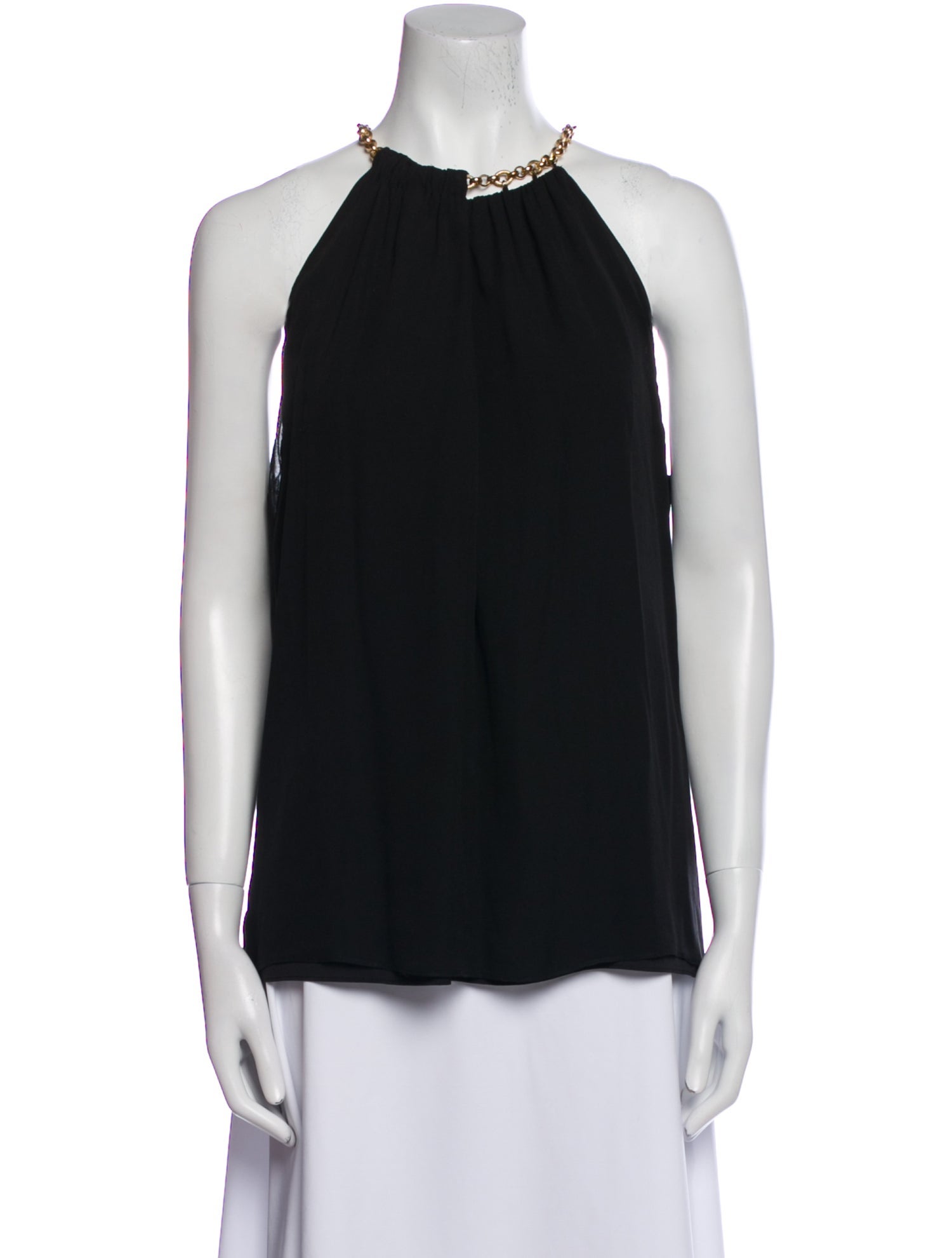 Diane von Furstenberg Silk Halterneck Blouse