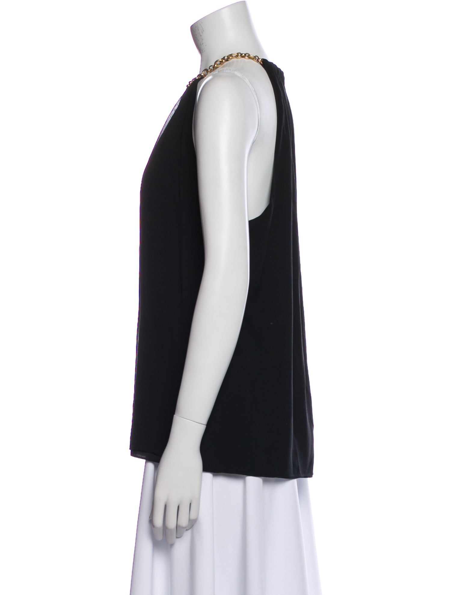 Diane von Furstenberg Silk Halterneck Blouse