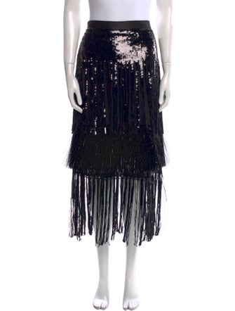 Diane von Furstenberg Sequin Embellishments Knee-Length Skirt