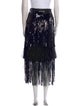 Diane von Furstenberg Sequin Embellishments Knee-Length Skirt