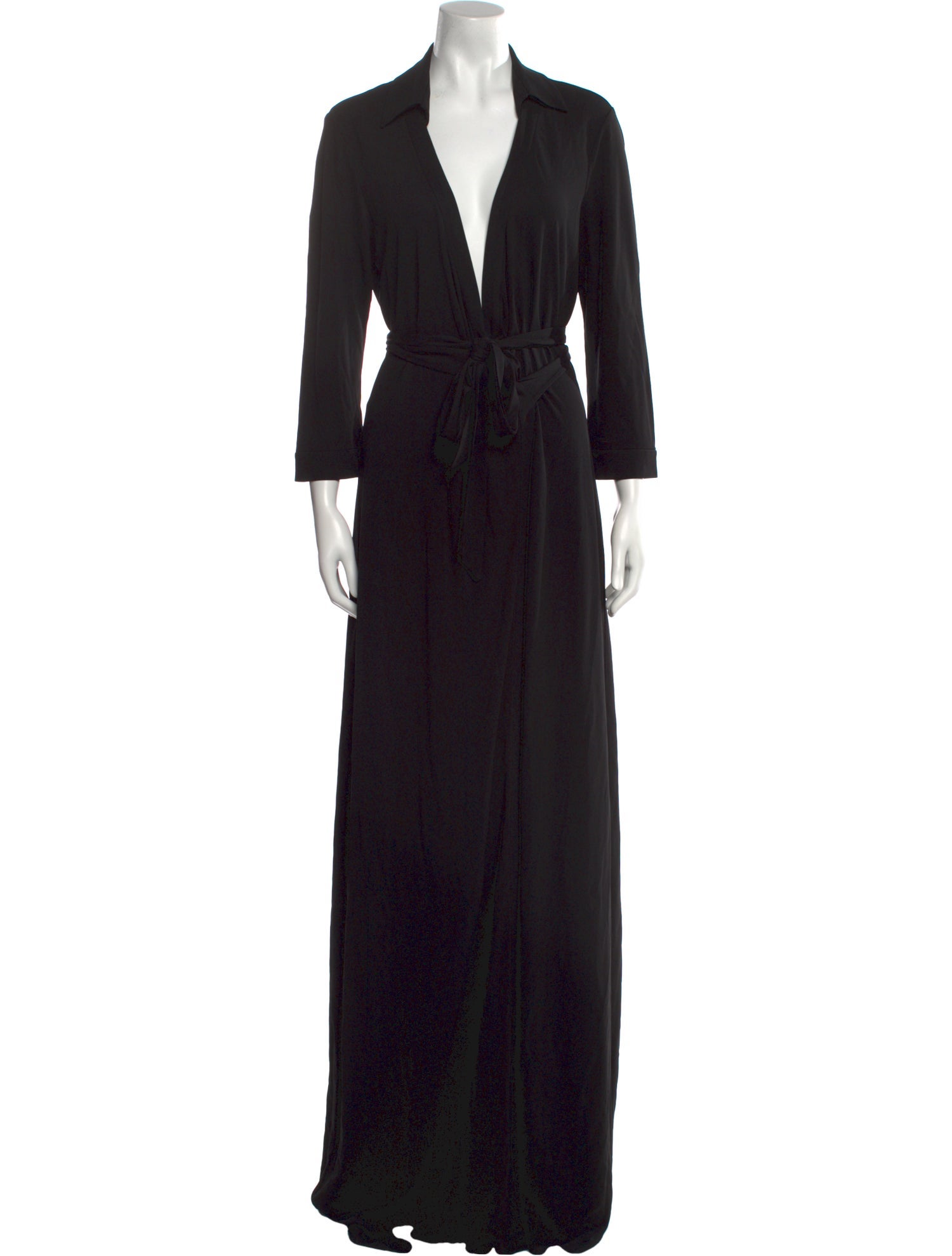 Diane von Furstenberg V-Neck Long Dress