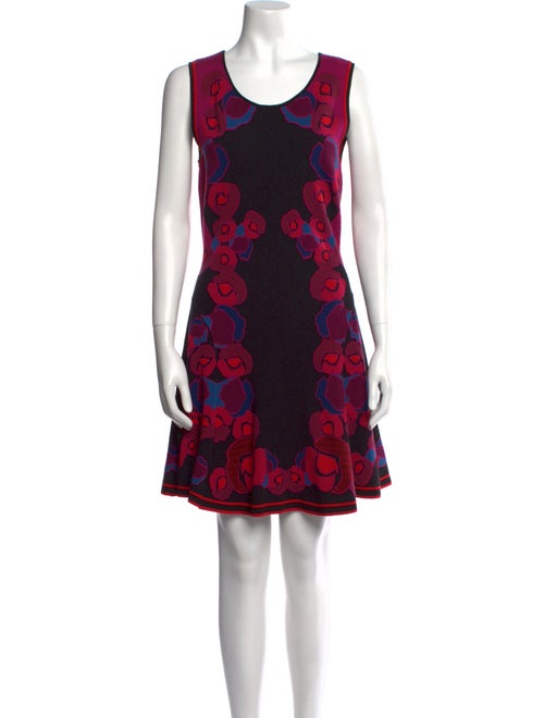 Diane von Furstenberg Floral Print Mini Dress