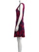 Diane von Furstenberg Floral Print Mini Dress