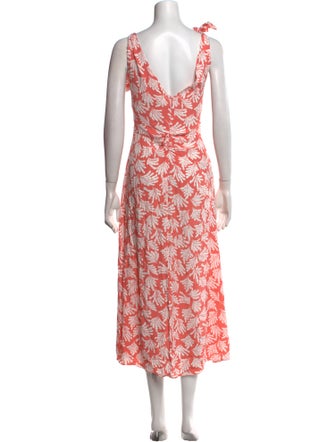Diane von Furstenberg Floral Print Long Dress