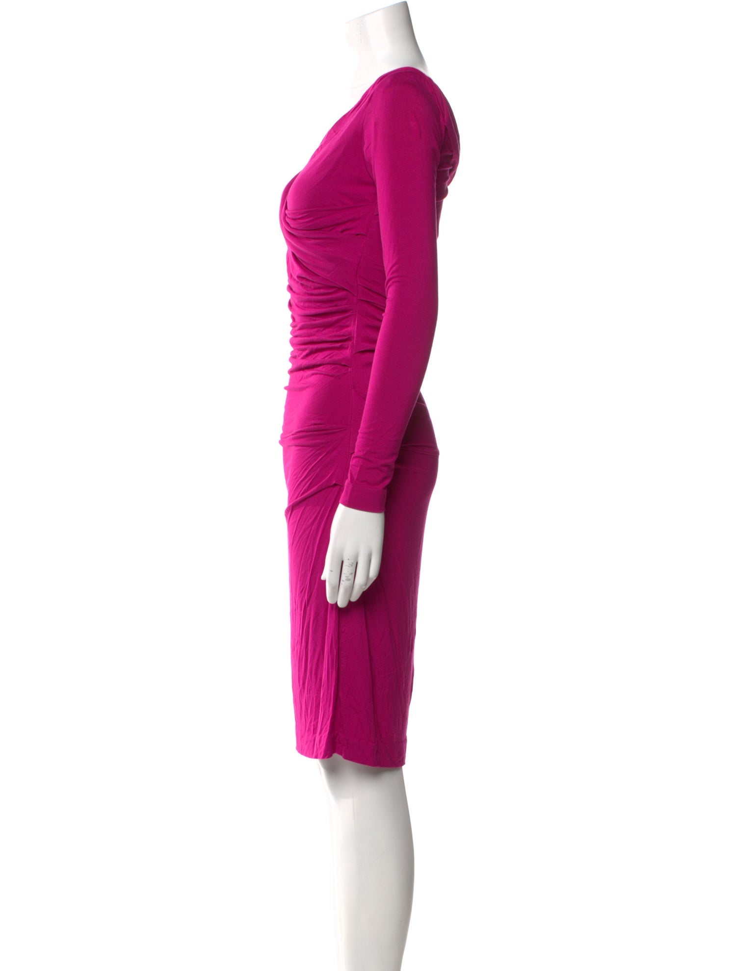 Diane von Furstenberg V-Neck Knee-Length Dress