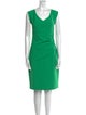 Diane von Furstenberg V-Neck Knee-Length Dress