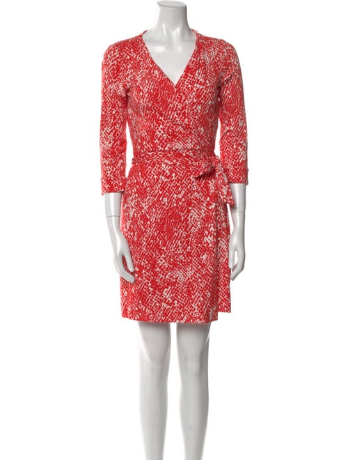 Diane von Furstenberg Printed Mini Dress