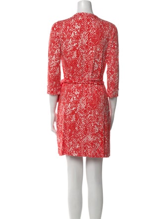Diane von Furstenberg Printed Mini Dress