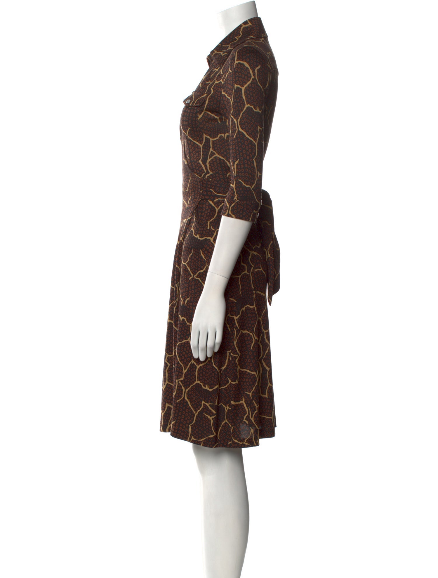 Diane von Furstenberg Printed Knee-Length Dress