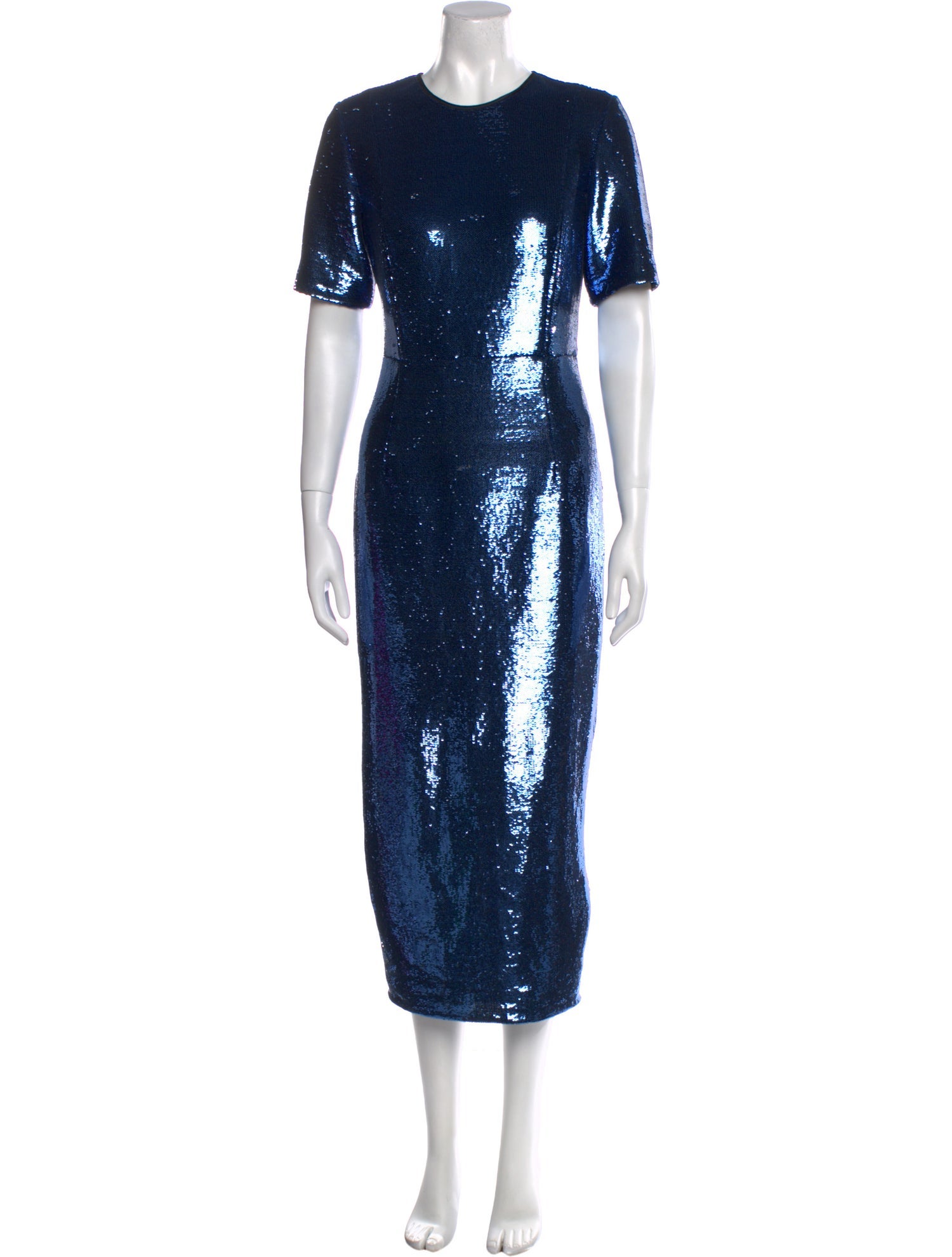 Diane von Furstenberg Crew Neck Midi Length Dress
