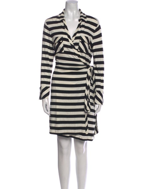 Diane von Furstenberg Striped Knee-Length Dress