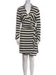 Diane von Furstenberg Striped Knee-Length Dress