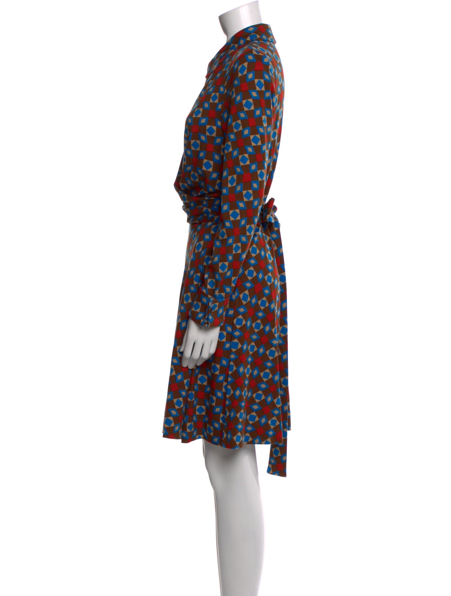 Diane von Furstenberg Printed Knee-Length Dress