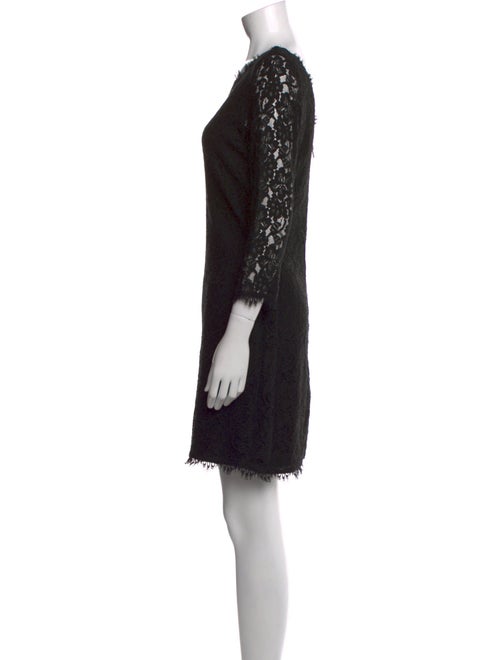 Diane von Furstenberg Lace Pattern Mini Dress